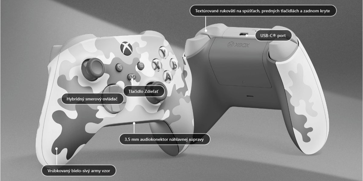 Gamepad Xbox Wireless Controller Arctic Camo Special Edition